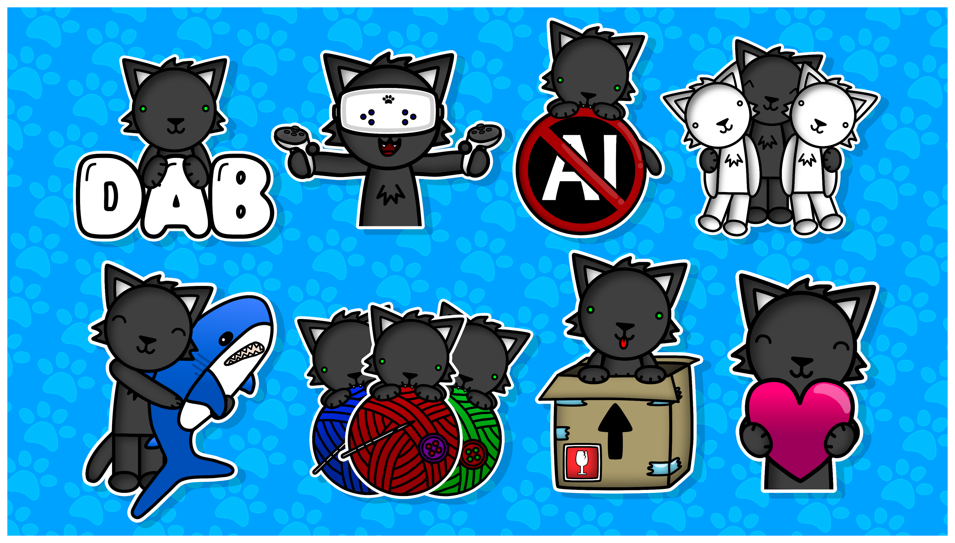 Black Catto Collection - Paws at You