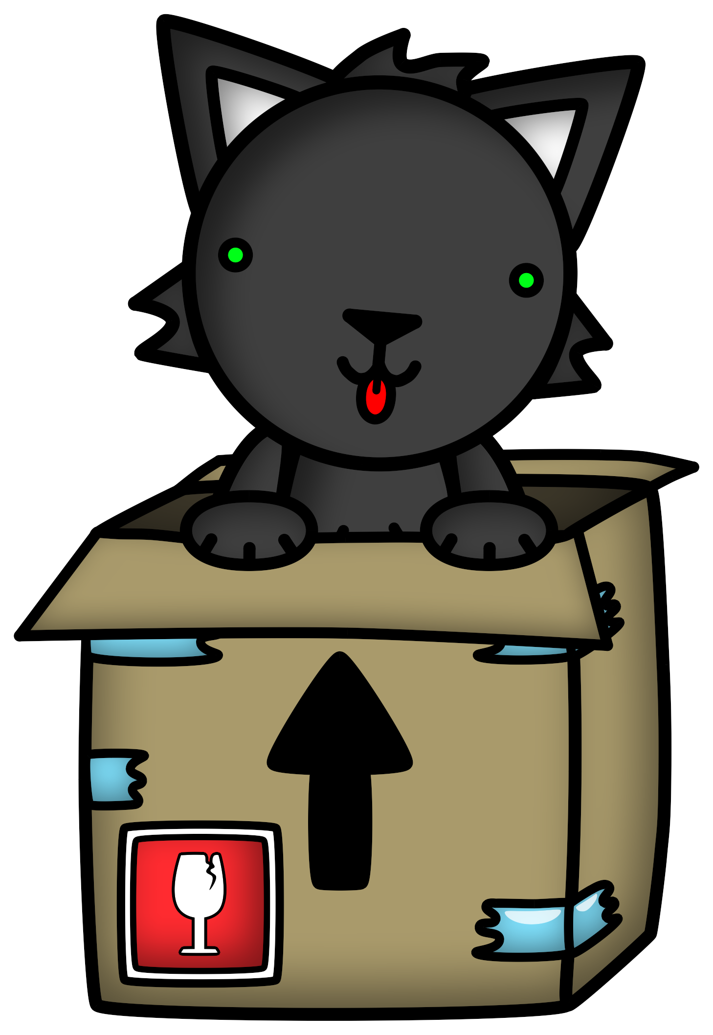 Cat in the Box - Paws at You