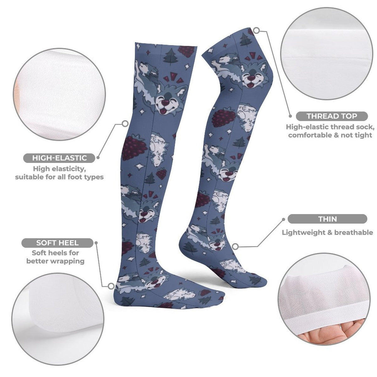 Design Trendy Stockings(Long) - Paws at You
