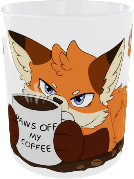 Paws Off My Coffee Foxy Mug